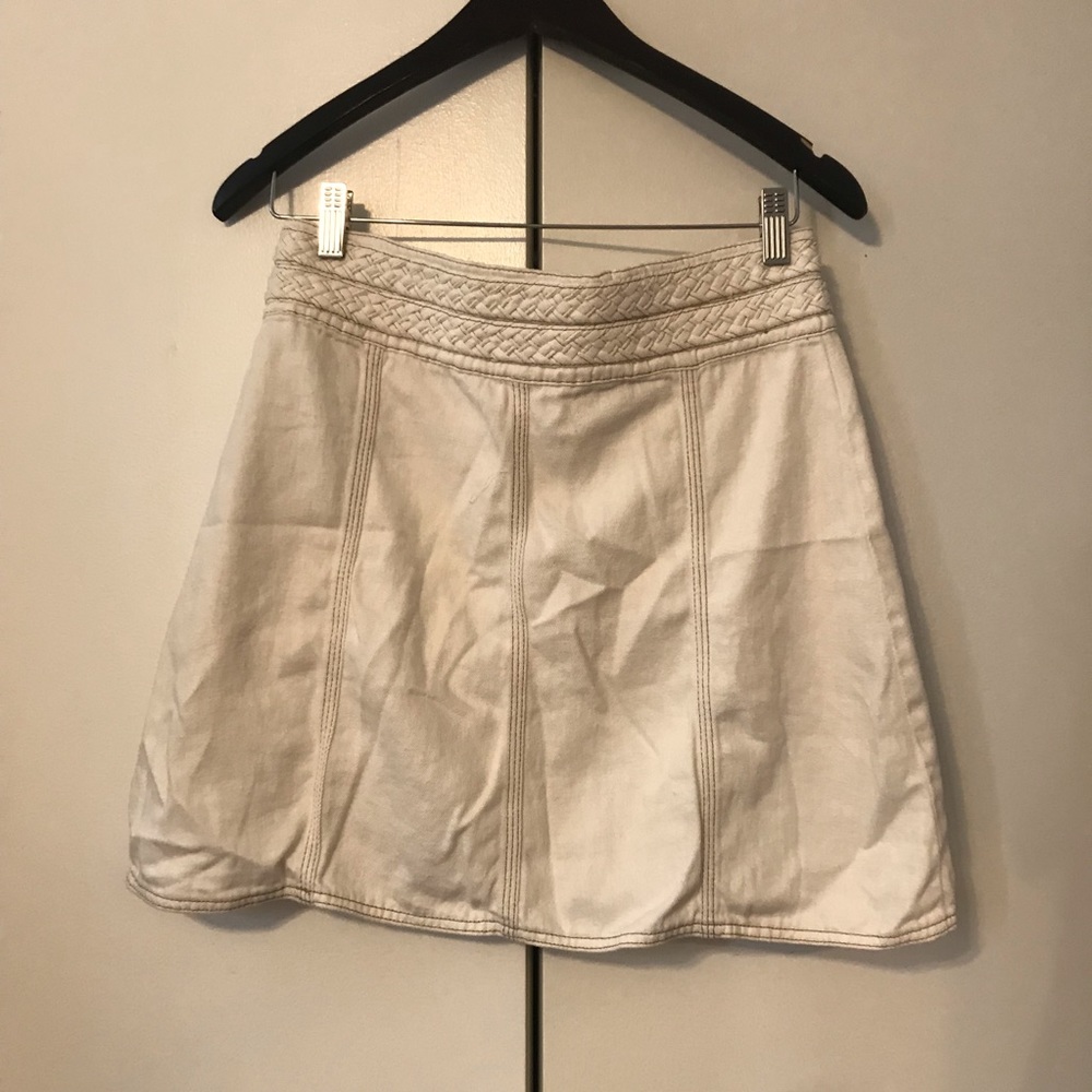 Free People Baby Braided Mini Denim Skirt - Picture 5 of 6